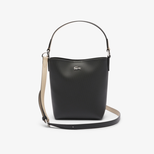 Coated Canvas Bucket Bag