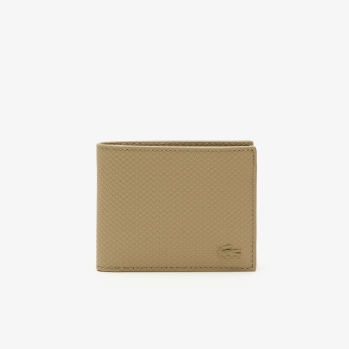 Men's Chantaco Piqué Leather 3 Card Wallet