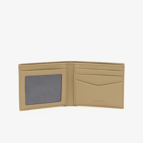 Men's Chantaco Piqué Leather 3 Card Wallet