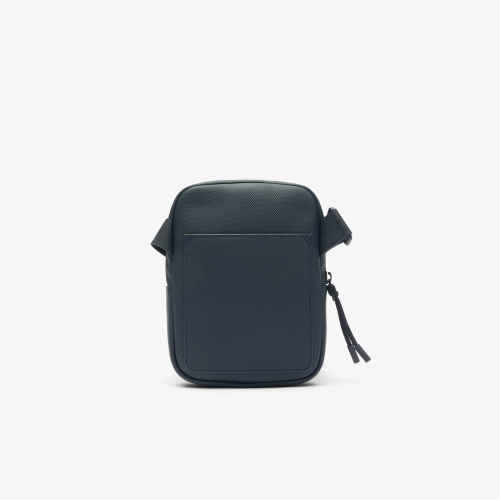 Men's LCST Coated Canvas Small Flat Crossbody Bag