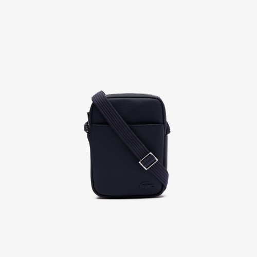 Men's Classic Piqué Effect Vertical Satchel