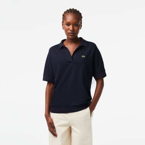 Women's Lacoste Flowy Piqué Polo Shirt
