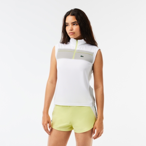 Contrast Ripstop Piqué Tennis Polo Shirt