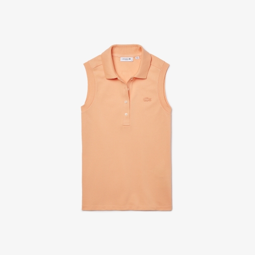 Women's Lacoste Sleeveless Cotton Piqué Polo Shirt