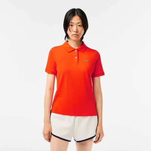 Women's Lacoste Regular Fit Soft Cotton Petit Pique Polo Shirt