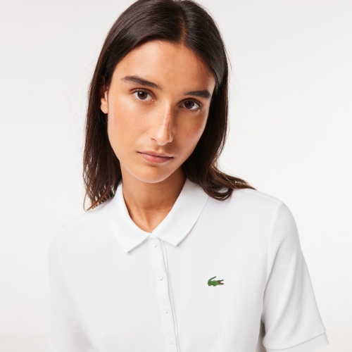Women's Lacoste SPORT Slim Fit Organic Cotton Golf Polo Shirt