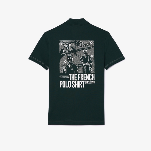 Lacoste Comics Graphic Movement Polo