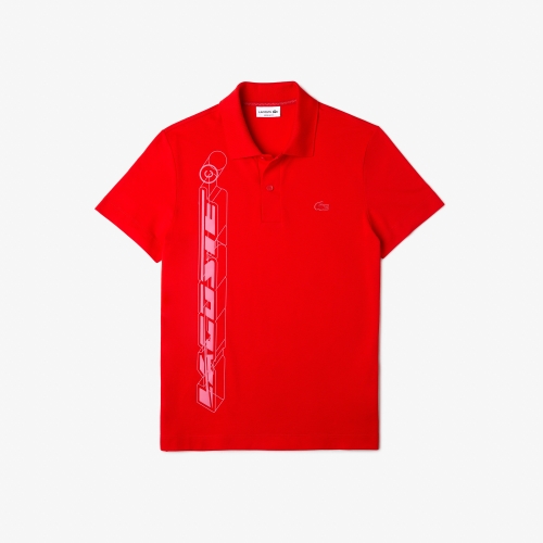 Men's Lacoste 3D Branded Polo Shirt