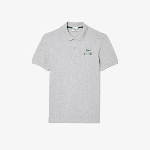 Regular Fit Signature Print Pique Polo Shirt
