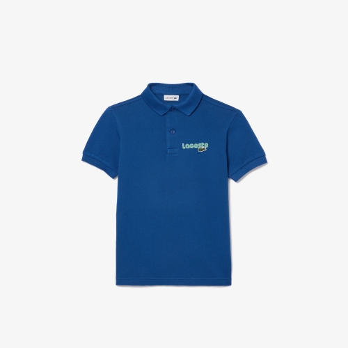 Lacoste Print Cotton Piqué Polo Shirt  