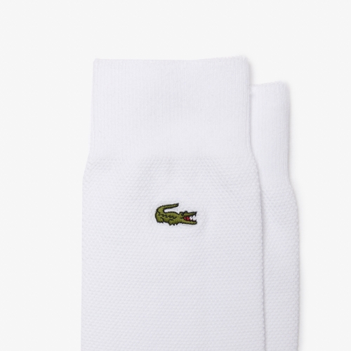 Unisex High-Cut Cotton Piqué Socks Three-Pack