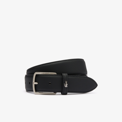 Men's Classic Piqué Effect Canvas Belt
