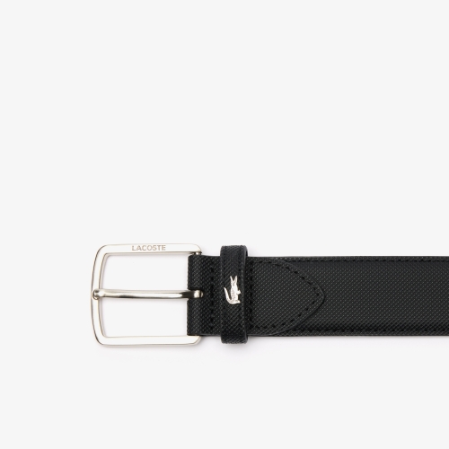 Men's Classic Piqué Effect Canvas Belt