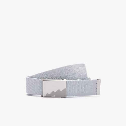 Lacoste Jacquard Branded Belt