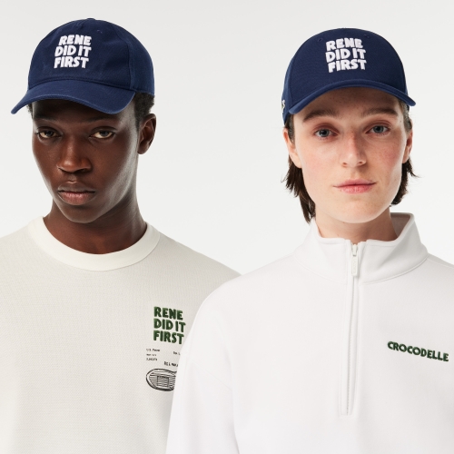 3D Embroidered Cotton Piqué Baseball Cap 