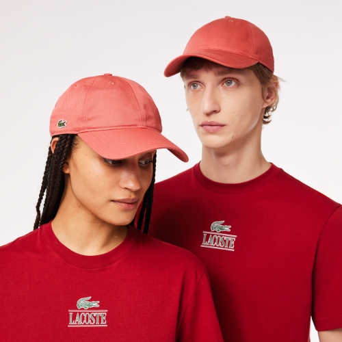 Unisex Lacoste Organic Cotton Twill Cap