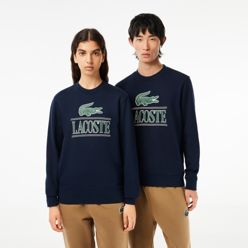 Cotton Fleece Branded Sweatshirt