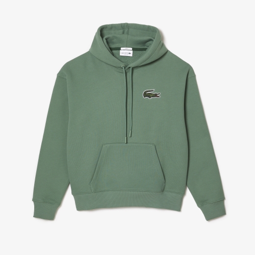 Unisex Loose Fit Hooded Organic Cotton Sweatshirt