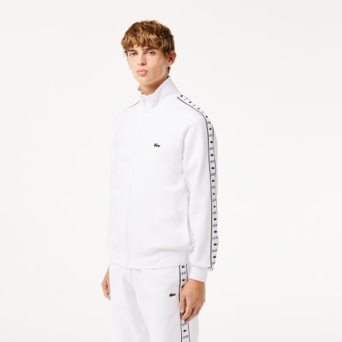 Logo Stripe Zipped Jogger Sweatshirt