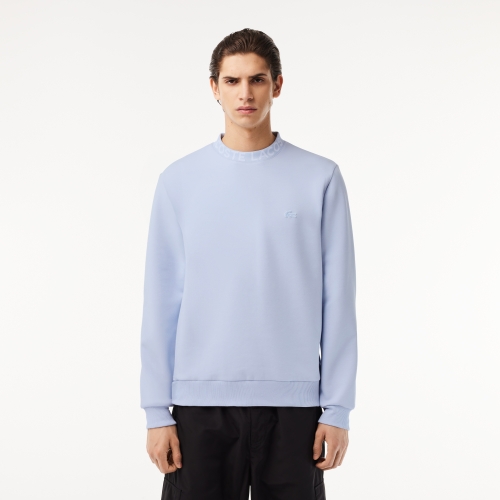 Logo Jacquard Collar Double Face Sweatshirt 