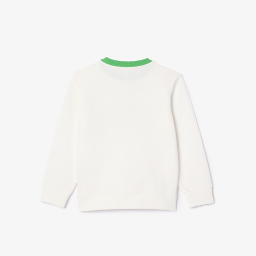 Printed Crew Neck Fleece Sweatshirt