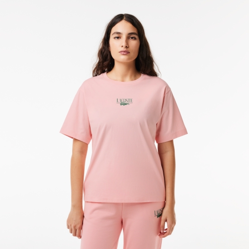 Lacoste Print Cotton Jersey T-shirt