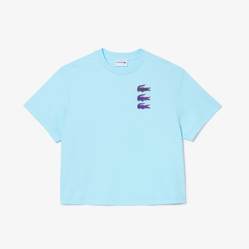 Oversized Crocodile Print T-shirt
