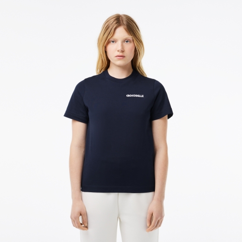 Embroidery Detail Jersey T-shirt 