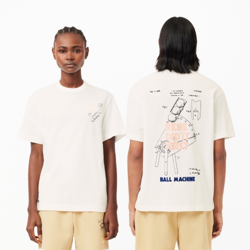 Patent Back Piqué T-shirt