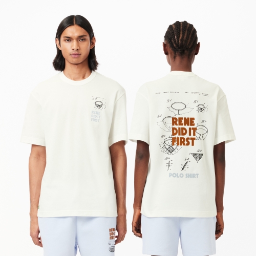 Patent Back Piqué T-shirt