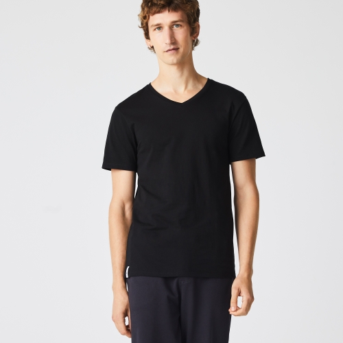 Men's V-neck Cotton T-shirt Three-Pack