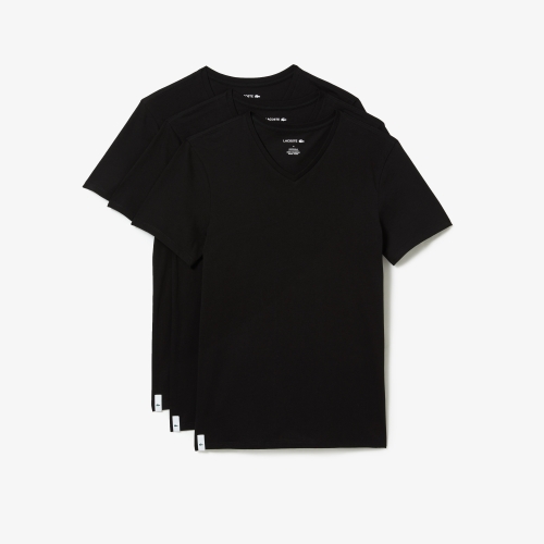 Men's V-neck Cotton T-shirt Three-Pack